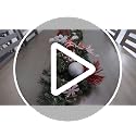 WBHome Red & White 9 Ft Christmas Garland with 50 LED Lights – Candy Shop Theme