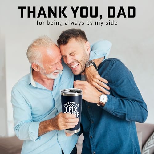 WITTSPOT Stainless Steel 20Oz Tumbler for Men & Dad - Perfect Gift for Fathers Day, Christmas & Birthdays - Men03