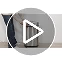 13 Gallon Touchless Sensor Trash Can with Odor Filter and Wheels