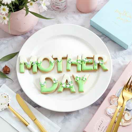 Fondant Letter Cutters Set - 26pcs 1 Inch Stainless Steel Alphabet Cookie Cutters Tools for Baking Biscuits, Fondant Decorations, Perfect For Halloween, Christmas, Birthday Party Fun