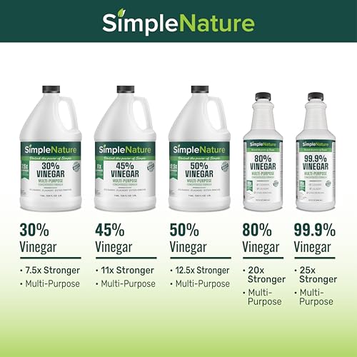 50% Vinegar Concentrate - 1 Gallon, 4 Pack — Heavy-Duty Cleaning & DIY Solutions