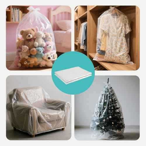 2 Pack Extra Large Balloon Bags for Transport ? 98.4 x 59 Inches Durable Balloon Bag, Waterproof & Tear-Resistant, Giant Clear Plastic Bag for Party, Birthday,Wedding, Event Supplies