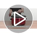 Elite Gourmet 8.5 Qt Electric Ceramic Slow Cooker - Metallic Red