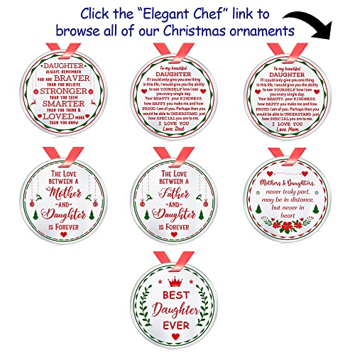 First Christmas as a Grandma Ornament 2026 – New Grandma Christmas Gift by Elegant Chef