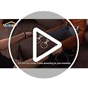 Loveseat Recliner Cover with Console Waterproof 2 Seater Dark Gray