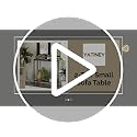 YATINEY Black Narrow Console Table 29.5x29.5x7.9 Inch 2-Tier Entryway Sofa Table