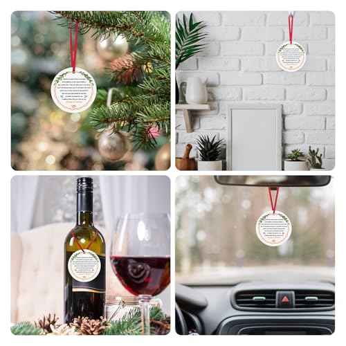 Son Gifts from Mom to My Son Christmas Ornament Birthday Ceramic Ornament Present for Adult Sons Inspirational Gift for Sons for Boys Back to School Graduation Wedding Gift