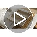 Beige Underbed Storage Container - 6 Inches Tall 60L with Handles & Clear Window - 2-Pack