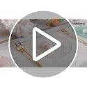 100 Pcs Clear Gold Plastic Plates - 7 Inch Small Hammered Disposable Party Plates Variation of THIS listing