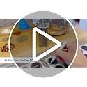 Revolving Spice Rack Set with 20 Jars, Kitchen Tower Organizer for