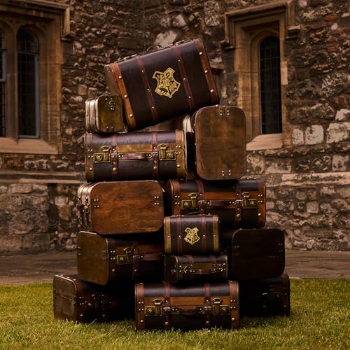 Large Harry Potter Hogwarts School Trunk - Official Decorative Storage Chest, 17.5"