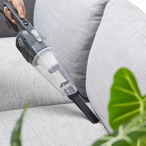Amazon Basics 2-in-1 Corded Stick & Handheld Vacuum Cleaner, Lightweight, Self-Standing, 300W, Black (Vacuum Only)