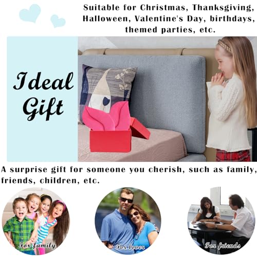 zhidiloveyou 2PCS 11" Lip Plush Pink Small Decor Pillow Cute Hug Toy Soft Lip Shaped Cushion