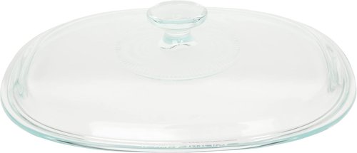 CorningWare Oval French White Casserole Dish - 2.5qt with Fluted Glass Lid | Durable & Elegant Design