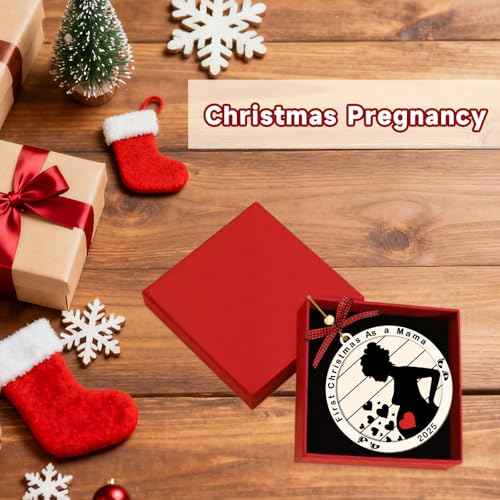New Mom Gifts for Women, Baby's First Christmas Ornament 2025, Pregnancy Ornaments 2025 for First Time Moms Gifts Mom to Be