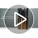Magnetic Knife Block with Removable Insert - 360° Rotatable Acacia Wood Knife Holder, Large Capacity Kitchen Organizer