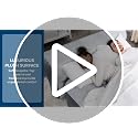 SleepLux Queen ToughGuard Air Mattress with Headboard and Built-in Pump
