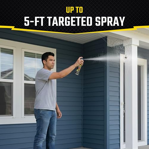 12 Pack Black Flag Spider and Scorpion Killer Aerosol Spray - 16 Ounces