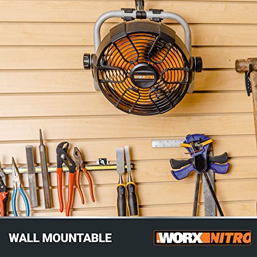 Cordless Work Fan with Ready Charge - 20V Compact Portable Ventilator WX095L