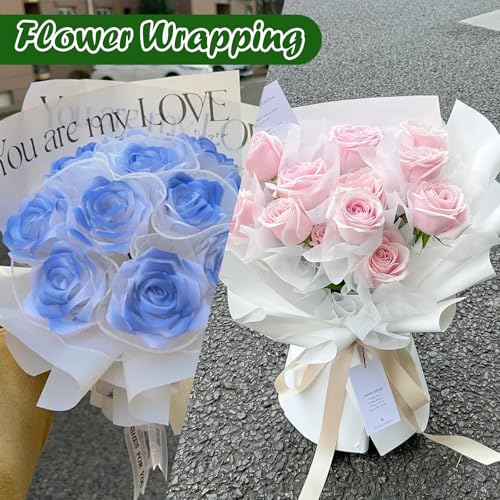 TUXIYA 400 Pcs White Tissue Paper 14x20 for Gift Wrapping Bulk Pack