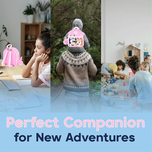 Bluey Kids Backpack for Girls – Toddler & Preschool Pink Travel Bag