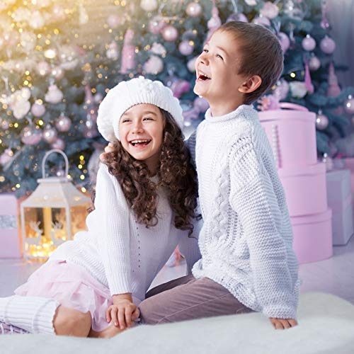 Christmas Snow Blanket Roll 94.48 x 31.5 Inches Fake Indoor Snow Blanket Artificial Cotton Snow Blanket for Christmas Decoration, Village Displays, Under The Christmas Tree