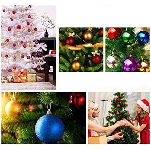 ZYBenda 24Pcs Shatterproof Shiny and Polshed Glossy Christmas Tree Ball Ornaments Decorations - Christmas Hanging Balls for Holiday Wedding Party Decoration (1.2"-30MM, Orange)