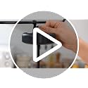 Edvision Rechargeable Fly Fan for Food Tables, Black, 2000mAh, 20H Runtime
