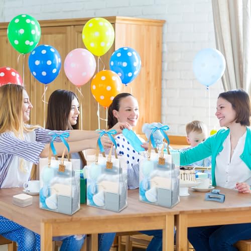 Baby Shower Prizes Set for Game Winners Blue - 74 Pieces Baby Shower Favors Gifts with Hairbrush Jewelry Box & Gift Bag - Vari Variation Blue