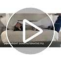Oversized King Duvet Insert 120x98 400GSM Microfiber Comforter - White