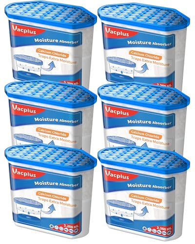 Vacplus Moisture Absorber - Fragrance Free, 32 Oz, Strong Dehumidification