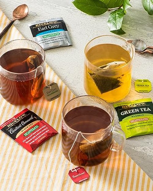 Bigelow Tea Decaffeinated Earl Grey Black Tea, Decaf Tea, 20 Count Box (Pack of 6), 120 Total Tea Bags