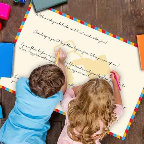 Jumbo Greeting Card with Envelope Giant Thank You Card Big Thank You Greeting Card Appreciation Huge Gratitude Card for Classroom Teacher New Year Christmas Birthday Gift Large 14 x 22 Inch