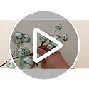 Suncalla 6 ft Green Christmas Ball Garland - Holiday Tree & Mantel Decor (Green / Christmas Ball Garland)