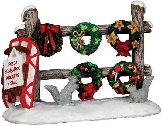Lemax Christmas Village Wreaths for Sale - Festive Holiday Decor 54942