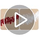 Wavwavw Christmas Car Spare Tire Wreath LED Garland - Red & White (DIY Kit)