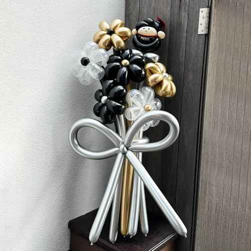 Clear 260 Balloons, Clear Long Balloons 100pcs, Long Balloon for Tying Arch, Transparent Latex Balloon, Back to School Graduation Wedding Birthday Christmas Kid's Party Decorations