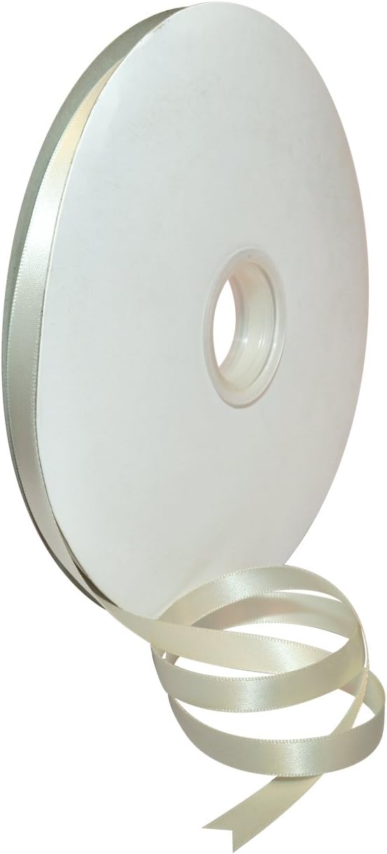 Rosy Mauve Double Face Satin Ribbon 3/8" x 100 YD - Perfect for Gift Wrapping, Crafts & Weddings