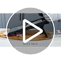 VEKAYA Mandoline Slicer for Kitchen - Stainless Steel Vegetable Slicer with Safety Gloves, Black/Silver