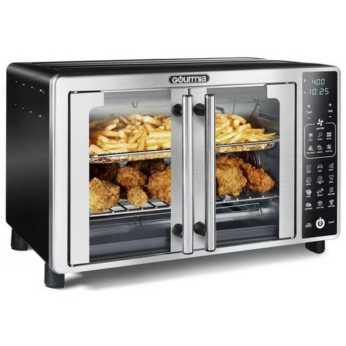Gourmia Digital Air Fryer Toaster Oven with Single-Pull French Doors