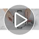 Glass Food Storage Containers Set 36oz Leak-Proof Meal Prep BPA-Free Borosilicate