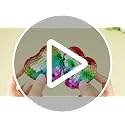 Vercraft 24 pcs Rainbow Heart Pride Disco Christmas Ornaments with Lanyards - Gay Pride Decorations