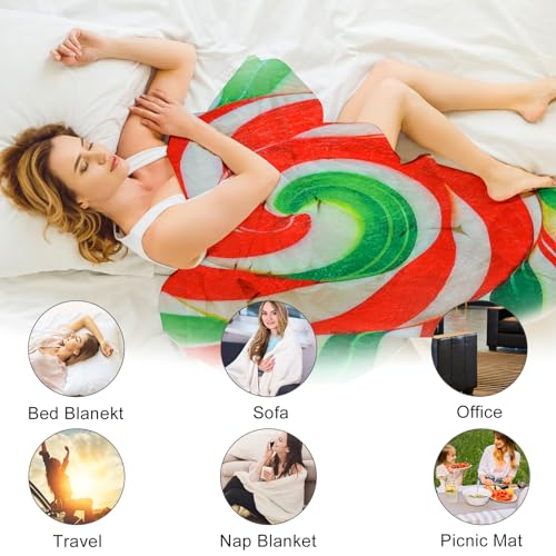 Sylfairy Bread Throw Blanket, Burritos Tortilla Toast for Kids and Adults, Novelty Giant Microfiber Bed Blanket, Soft and Comfortable (Sugar)