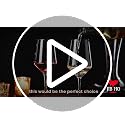 Set of 6 Lead-Free Crystal Wine Glasses - Hand Blown Thin Rim for Red & White Wine - Gift Ready