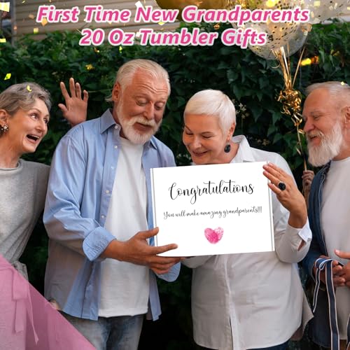 Promoted to Grandparents Mug Set - 11 Oz Gifts for First Time Grandparents