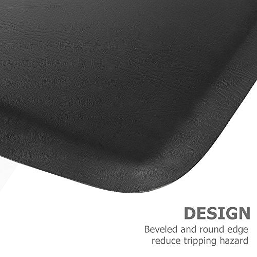3' x 4' Anti-Fatigue Salon Mat with Beveled Edges for Hair Stylists, Waterproof & Non-Slip