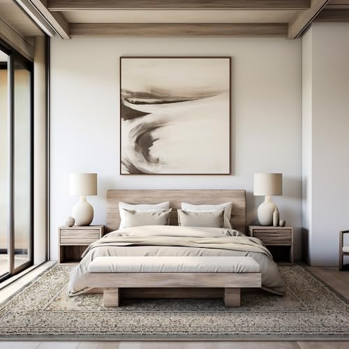 SunNewt Stain Resistant Washable Area Rug 5x8 Living Room Throw Rugs Soft Faux Wool Non-Shedding Low-Pile Floor Carpet for Dining Laundry Room Bedroom Bed Side, Olive