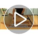 Natural 30 x 21 Inch Bamboo Cutting & Stovetop Cover with Detachable Legs