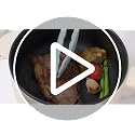 Dezin 2L Black Electric Hot Pot, Non-Stick Cooking & Sauté Pan, 700W Adjustable Power