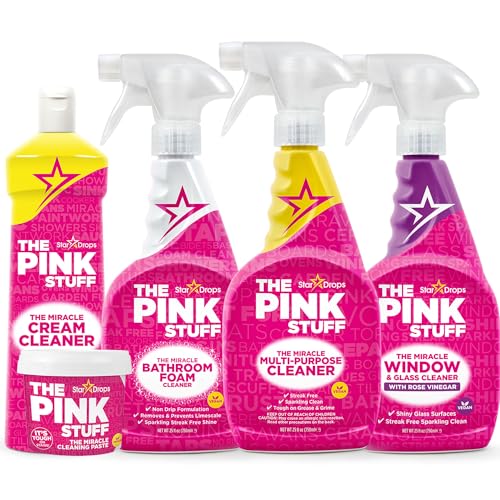Miracle All-Purpose Home Cleaning Kit - 110 Fl Oz - Pink Stuff